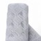 54" x 4 yards Silver White Checkered Polyester Fabric Bolt Craft Sewing Wedding